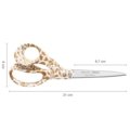 Fiskars X Iittala šķēres ar brūnu rakstu Cheetah (21cm)